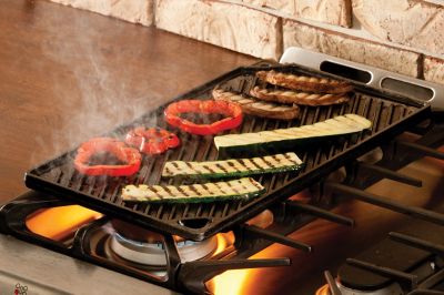 Image showing  Seasoned Double Play Reversible Grill/Griddle