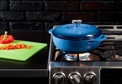Image showing  3 qt. Cast Iron Enameled Dutch Oven, Blue