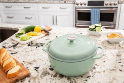 Image showing  6 qt. Cast Iron Enameled Dutch Oven, Desert Sage