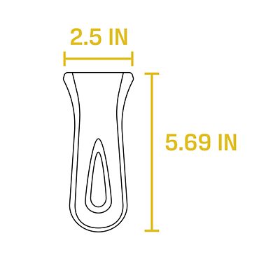 Image showing  Deluxe Silicone Hot Handle Holder, Gray