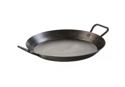 Lodge Cast Iron 15 in. Seasoned Carbon Steel Dual Handle Pan