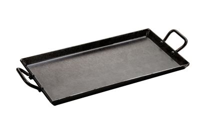 Lodge Cast Iron Seasoned Carbon Steel Griddle