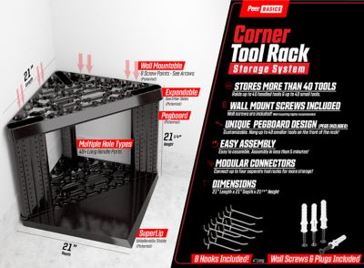 Image showing  Corner Tool Rack, Hardware Included