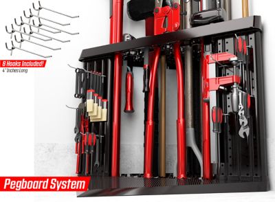 Image showing 5 th PeerBasics Corner Tool Rack, Hardware Included
