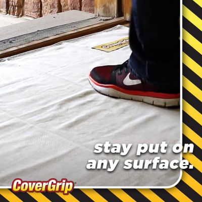 Image showing 6 th CoverGrip Heavy Duty Safety Drop Cloth, 005808