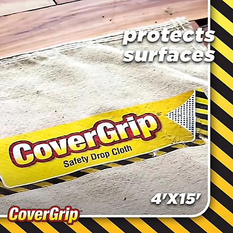 CoverGrip Heavy Duty Safety Drop Cloth, 041510