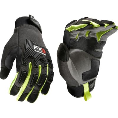 Wells Lamont FX3 Extreme Dexterity Synthetic Leather Impact Water-Resistant Gloves, 1 Pair 