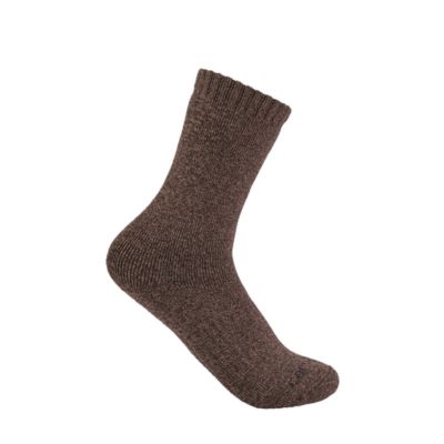 Image showing  Women's Heavyweight Crew Socks, 2-Pairs, 84% Acrylic, 15% Polyester and 1% Elastane