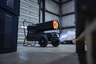 Image showing  Kerosene Forced Air Heater, 4,625 sq. ft., 185,000 BTU