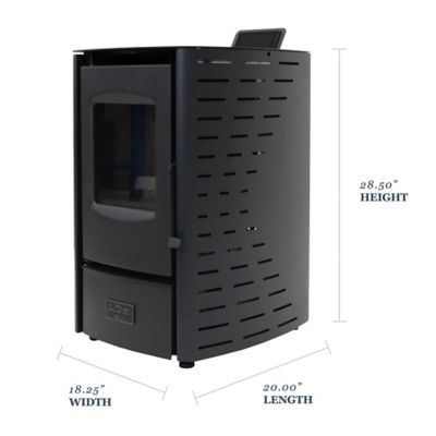 Image showing  1200 sq. ft. Jackson Pellet Stove, 18 lb. Hopper Size, F500420