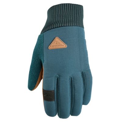 Image showing  Women's Ripstop Synthetic Leather Water-Resistant Insulated Winter Gloves, 1-Pair