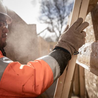 Image showing  Men's HydraHyde Insulated Split Cowhide Cold Weather Work Gloves, 1 Pair