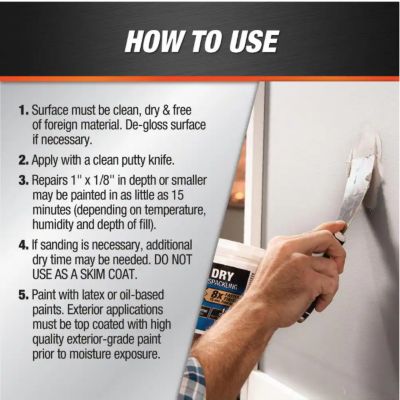 Image showing  1 pt. Fast Dry Premium Spackling