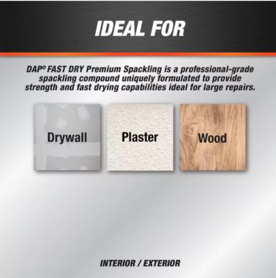 Image showing  1 pt. Fast Dry Premium Spackling