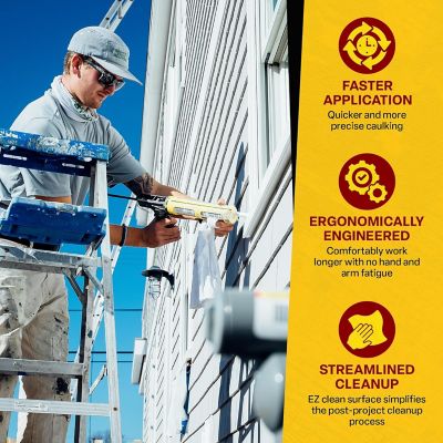 Image showing  Cr400 29 oz. Cradle Ratchet Rod Contractor Caulk Gun, 153316