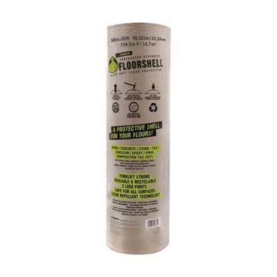Trimaco 38 in. x 50 ft. Floor Shell with Liquid Repellent Technology, 221499