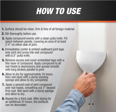 Image showing  10114 1 gal. Lightweight Wallboard Joint Comlb., 5982