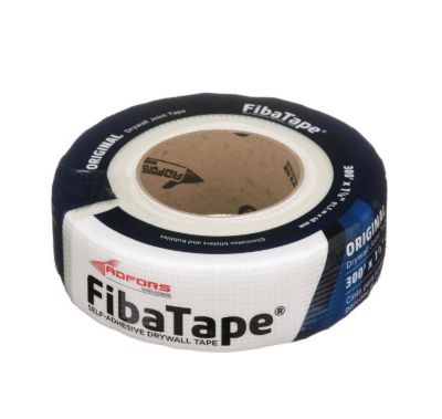 Image showing  Fibatape U 1-7/8 in. x 300 ft. White Self Adhesive Mesh Drywall Joint Tape, 5845