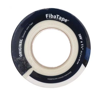 Image showing 7 th Saint Gobain ADFORS Fibatape U 1-7/8 in. x 300 ft. White Self Adhesive Mesh Drywall Joint Tape, 5845
