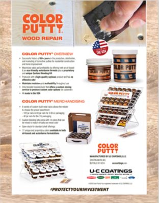 Image showing  122 3.68 oz. Honey Oak Oil-Based Wood Putty, 2788