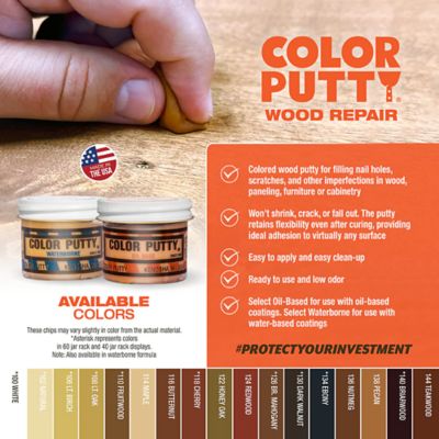 Image showing  102 3.68 oz. Natural Oil-Based Wood Putty, 155145