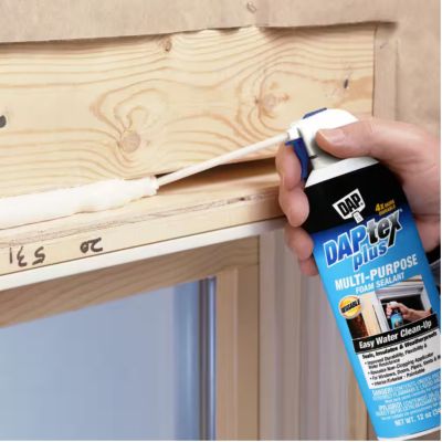 Image showing 5 th Dap 18836 12 oz. Daptex Plus Window & Door Foam Sealant, 155714