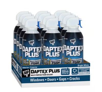 Image showing 6 th Dap 18836 12 oz. Daptex Plus Window & Door Foam Sealant, 155714