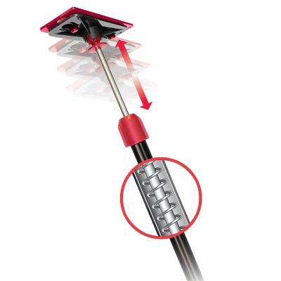 Image showing  Zipwall 4 10 ft. Springloaded Poles 4 Heads 4 Plates 4 Tethers 4 Grip Disks 2 Zippers, 182643