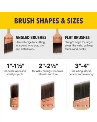 Image showing  1-1/2 in. XL Glide Angular Trim Brush, 4769