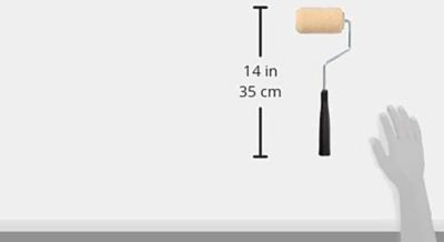 Image showing  00588 4 in. Multi-Purpose Trim Roller Kit - 3 Piece, 204473