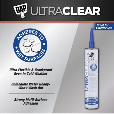 Image showing  18388 10.1 oz. Ultra Clear All Purpose Flexible Sealant, 368995