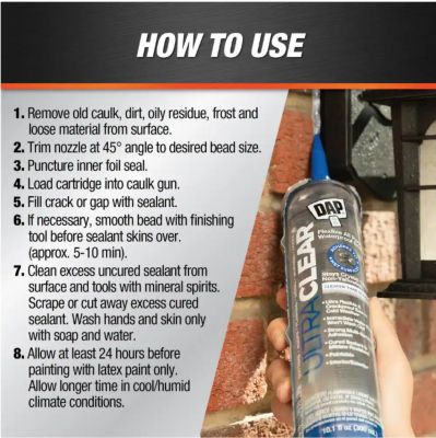 Image showing  18388 10.1 oz. Ultra Clear All Purpose Flexible Sealant, 368995