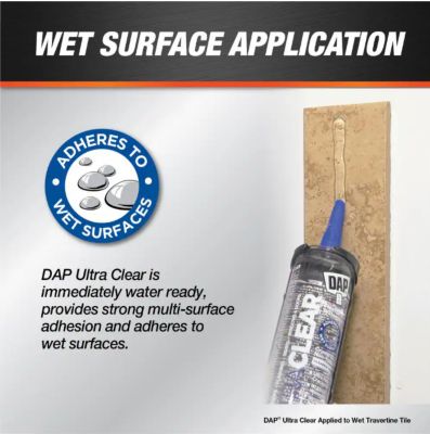 Image showing  18388 10.1 oz. Ultra Clear All Purpose Flexible Sealant, 368995
