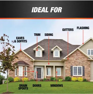 Image showing 5 th Dap 18388 10.1 oz. Ultra Clear All Purpose Flexible Sealant, 368995