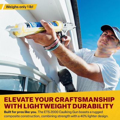 Image showing  Ets2000 10 oz. Rotating Cradle Composite Contractor Caulk Gun, 153308