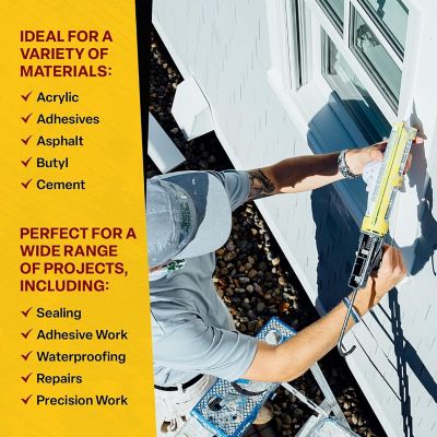 Image showing  Ets3000 10 oz. Rotating Cradle Composite Industrial Caulk Gun, 156816