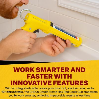 Image showing  Ch200 10 oz. Cradle Hex Rod Contractor Caulk Gun, 15787