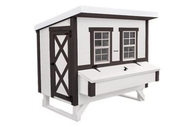 OverEZ Farmhouse Large Chicken Coop for 15 Birds