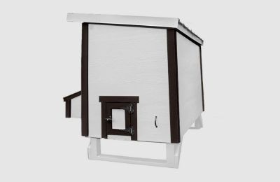 Image showing  Farmhouse Large Chicken Coop, 15 Chicken Capacity