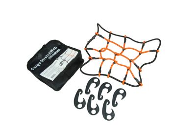 Image showing  StretchWeb Motorcycle Cargo Net with Bag & Hooks