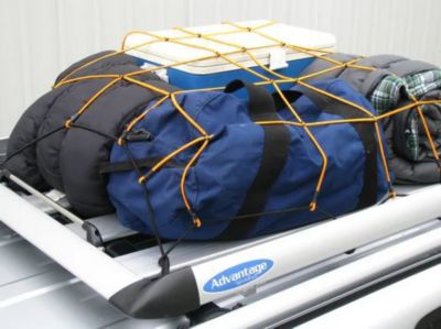 Image showing 7 th HitchMate 5 ft. x 8 ft. StretchWeb Cargo Net with Bag & Hooks