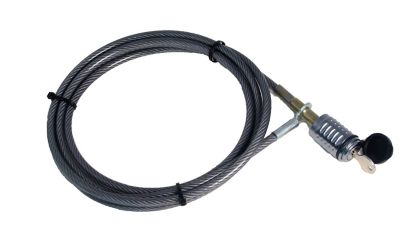Advantage SportsRack Chrome Plated Cable Lock, 6003