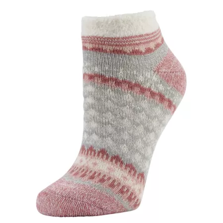 Little Hotties Fireside Mini Nordic Women's Low Socks 5-10 1 Pair Women's Ankle Socks