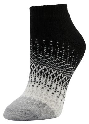 Little Hotties Women's Fireside Ombre Knit Low-Cut Socks, 5-10, 1-Pair