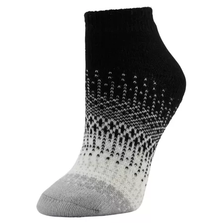 Little Hotties Women's Fireside Ombre Knit Low Cut Socks 5-10 1 Pair Women's Ankle Socks