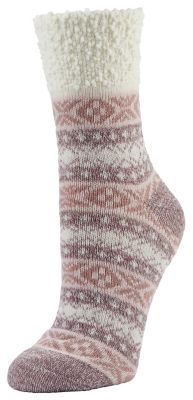 Little Hotties Women's Fireside Tribal Metallic Crew Socks, 1-Pair