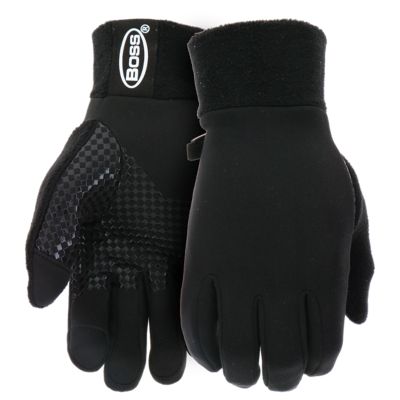 Boss Women's Polyester Thermal Fleece-Lined Grip Performance Winter Gloves, 1-Pair