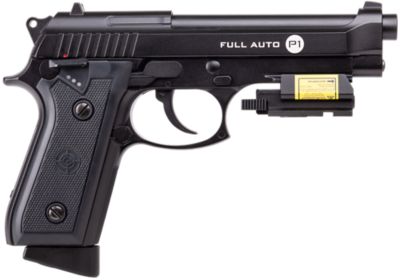 Crosman CO2 Powered Full Auto BB Air Pistol with Rail Mounted Laser