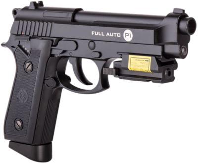 Image showing  CO2-Powered Full Auto BB Air Pistol with Rail Mounted Laser