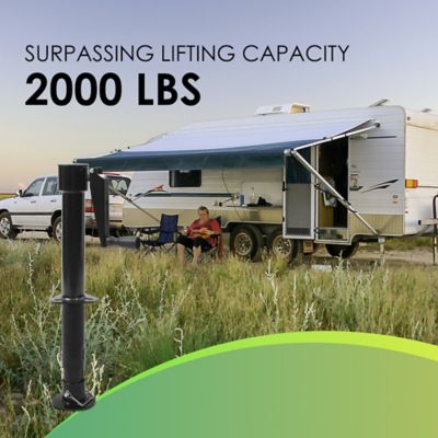 Image showing  2,000 lb. Sidewind A-Frame Turbo Jack, Manual or Drill Power, 10201098